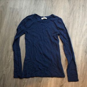 Blue long sleeve shirt